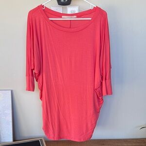 41 Hawthorn Coral Tunic Top
